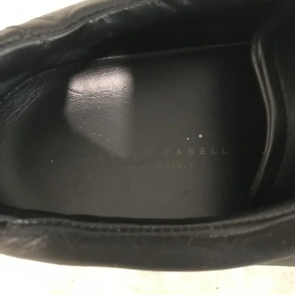 Oliver Cabell Shoes Mens Size EU 45 US 12 Black Leather Made in Italy Sneakers - Picture 7 of 10